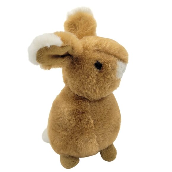 Walmart Brown Plush Bunny Rabbit 10" Stuffed Animal Realistic Easter Spring - Picture 2 of 9
